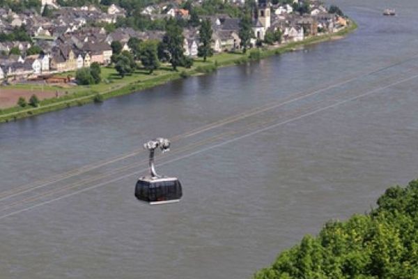 Le tram aérien de Coblence (Allemagne)