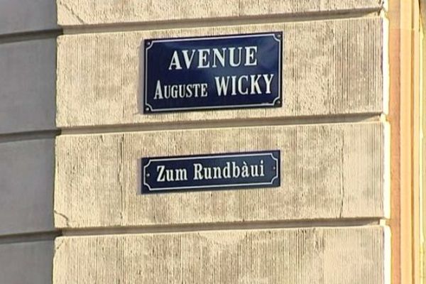 157 rues de Mulhouse comportent déjà une plaque en dialecte alsacien