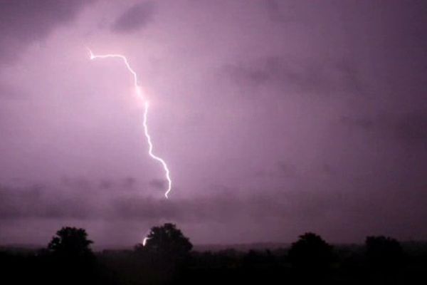 Orages dans l'Allier au mois de juillet