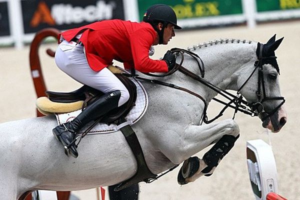 Daniel Deusser - Jeux Equestres Mondiaux reprise du 3 septembre 2014 au Stade d'Ornano à Caen (Calvados, France)