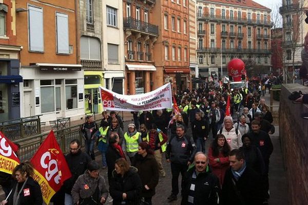 Environ 3000 manifestants à Toulouse