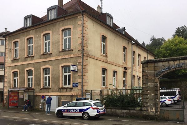 Le commissariat de police nationale de Saint-Avold.