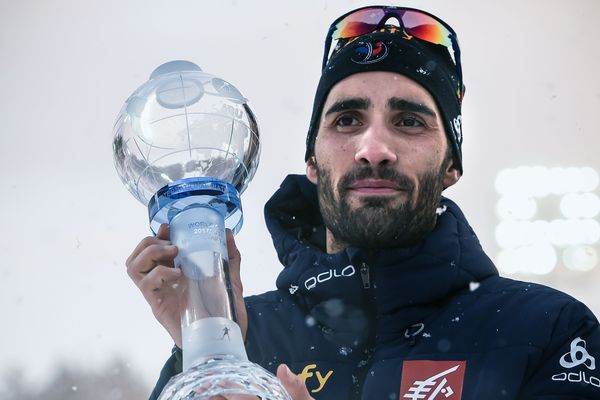 Martin Fourcade et son globe de cristal ont inspiré l'épreuve de mathématiques du brevet 2018