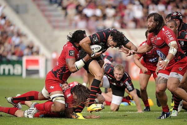 Yoann Huget arrêté par les Toulonnais