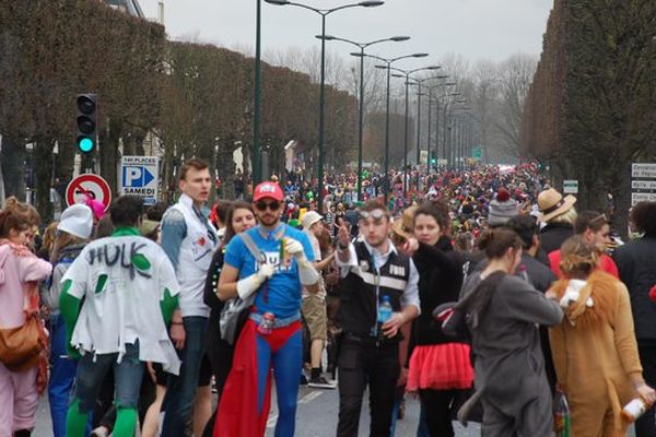 Le carnaval étudiant de Caen en 2015