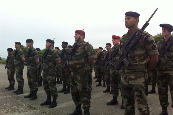 les militaires de Sissonne s'entraînent à Samoussy