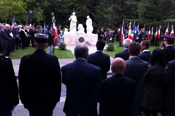 L'inauguration du monument.