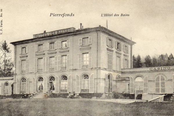 L'ancien château de Louis-Joseph Deflubé transformé en hôtel de luxe pour les curistes.