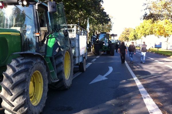 Des tracteurs dans les rues de La Rochelle