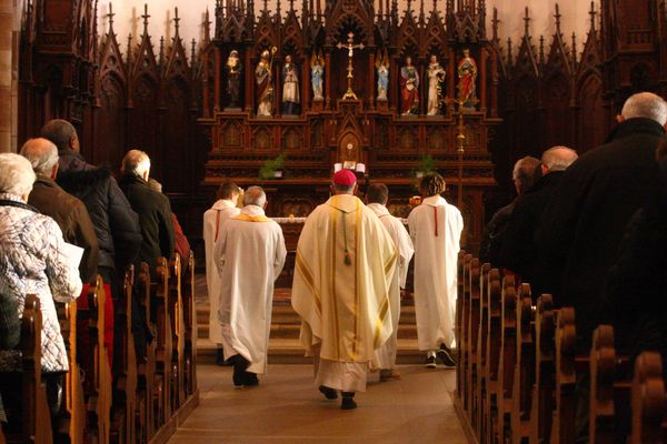 Les évêques catholiques de France, dont l’Alsacien Monseigneur Ravel ci-dessus, prêts à voter des résolutions pour lutter contre la pédocriminalité au sein de l'Eglise