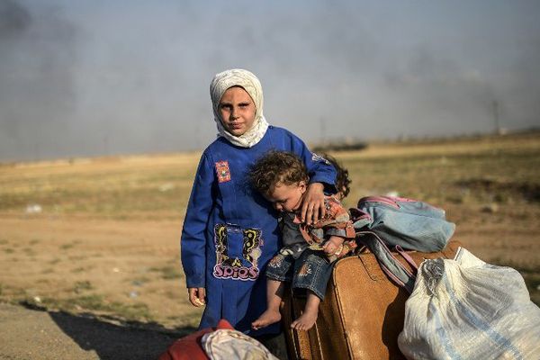 Des enfants syriens arrivés en Turquie - 7 septembre 2015