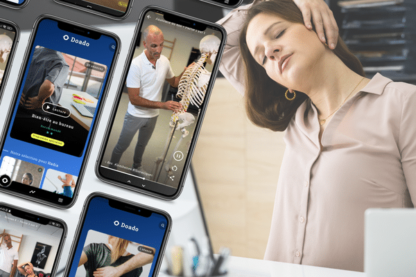 Doado, une appli pour lutter contre les problèmes de dos