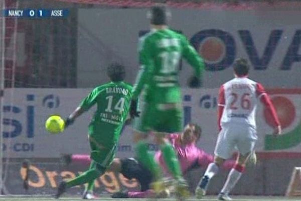 Les verts ont dominé la partie grâce, en partie à son duo d'attaque Aubameyang/Brandao- Samedi 23/02/2013