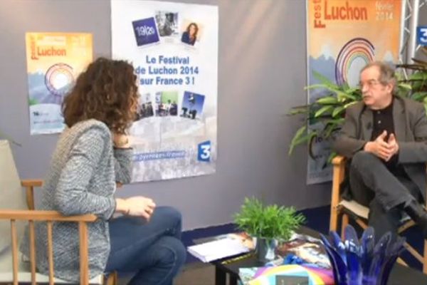 Serge Regourd sur le plateau de France 3 au festival de Luchon