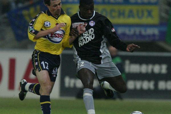 Lucien Aubey sous le maillot du TFC en 2003