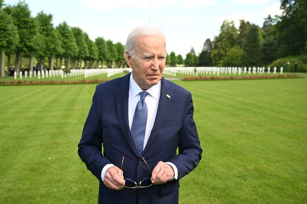 Joe Biden est le premier président des États-Unis en exercice à se rendre au cimetière américain du Bois Belleau (Aisne) le dimanche 9 juin 2024.