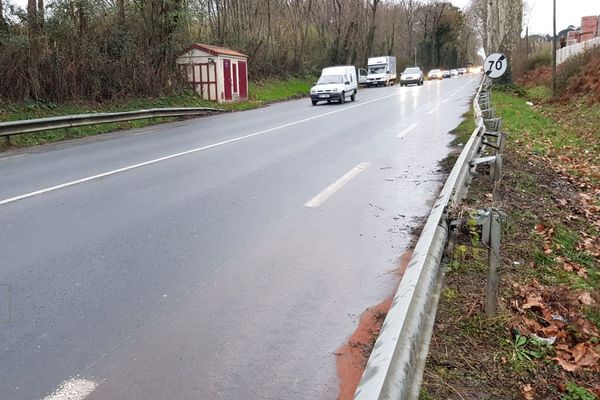 L'accident a eu lieu dans la nuit sur cet axe qui traverse le pays basque à Urrugne