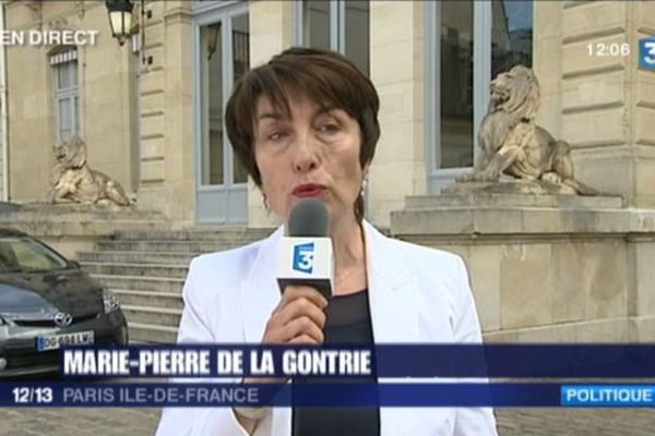 Marie Pierre de la Gontrie était l’invitée du JT de midi. 