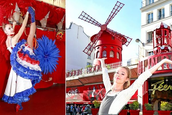 La Dunkerquoise Romane Bollengier, 25 ans, danse depuis six mois au Moulin Rouge à Paris.