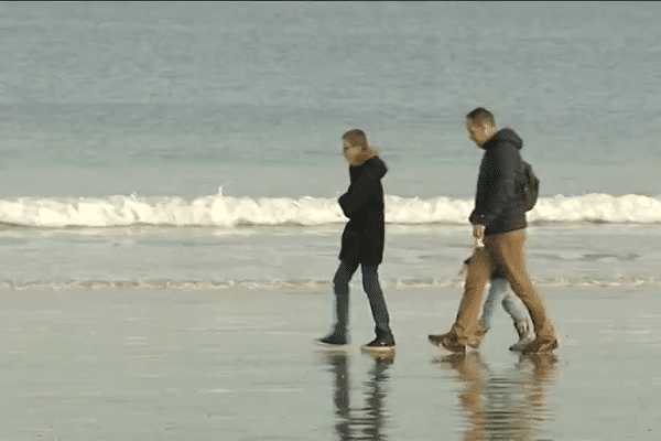 Une ballade sur la plage à Saint-Malo