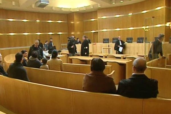 La salle d'audience du tribunal correctionnel de Montpellier