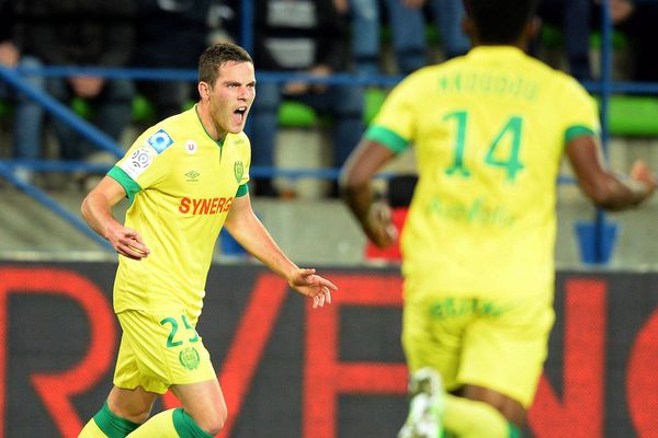 Jordan Veretout a inscrit le but de la victoire pour le FC Nantes face au SM Caen