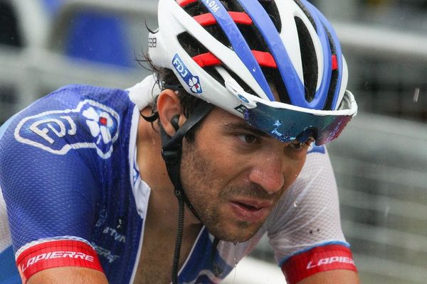 Thibaut Pinot lors du Tour de France 2016 