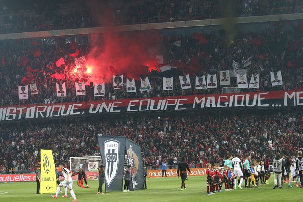 Les tribunes de l'Allianz Riviera le dimanche 14 mai 2017. (Illustration)