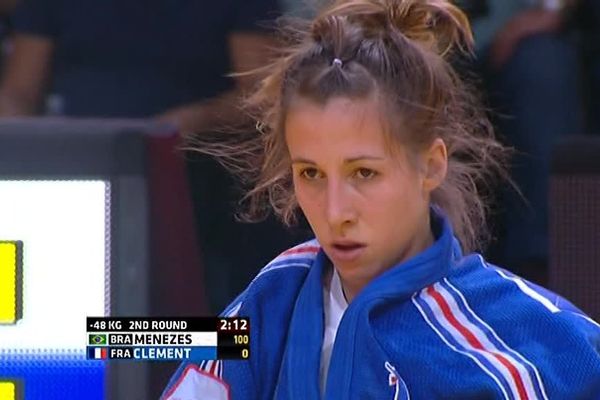 Mélanie Clément battue au 2nd tour du tournoi de judo de Paris (février 2016)