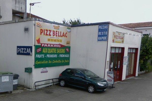 La pizzeria qui a brûlé dans la nuit à Bellac