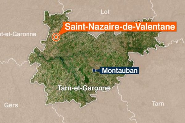 L'accident s'est produit à Saint-Nazaire-de-Valentane (Tarn-et-Garonne).