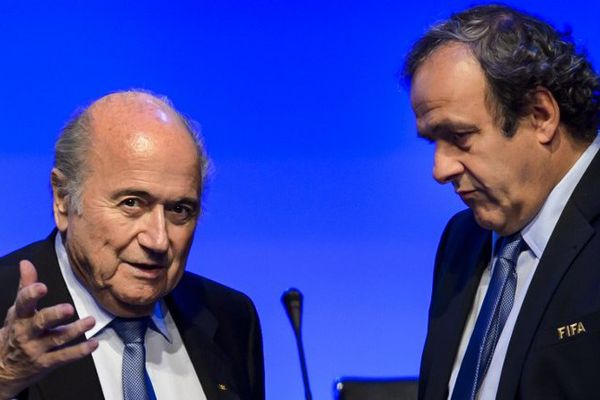 Joseph Blatter et Michel Platini