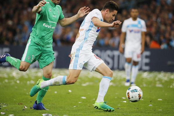 Florian Thauvin auteur d'un doublé dimanche soir à Marseille face à Saint-Etienne