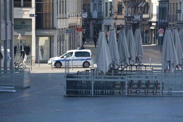 Le centre-ville de Lille, vide... Jusqu'à quand ?