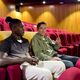 L'acteur Abou Sangare et le réalisateur Boris Lojkine lors de la présentation en avant-première du film L'histoire de Souleymane au ciné St-Leu, à Amiens, le mardi 17 septembre 2024.