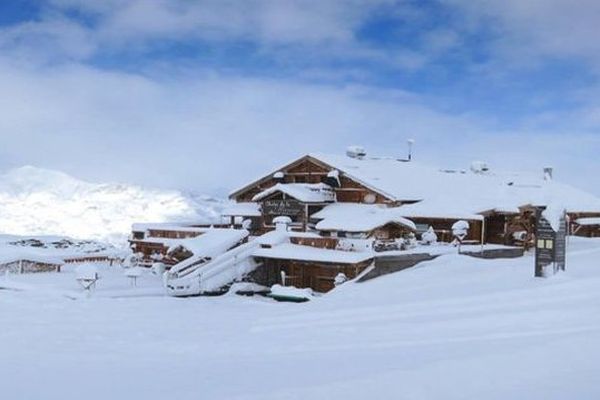 Chalet de la Marine situé à 2?500 mètres d'altitude, photo prise ce lundi 17 novembre