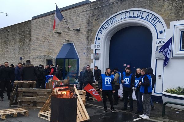 Mouvement des personnels pénitentiaires, 5 février 2019, Caen