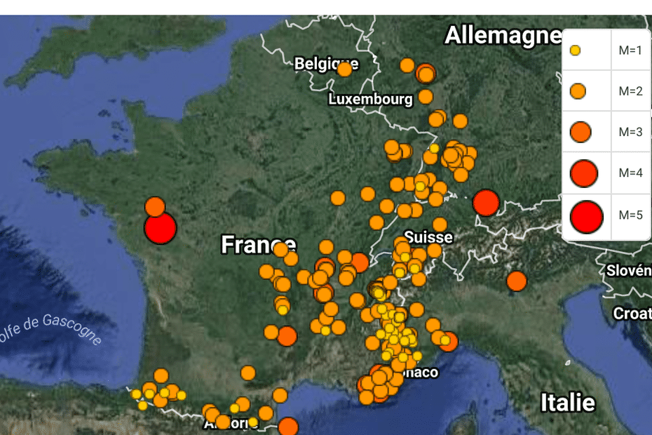 Tremblement De Terre En Vendée Aujourd Hui Retour sur le tremblement de terre de cette nuit dans l'est des Deux