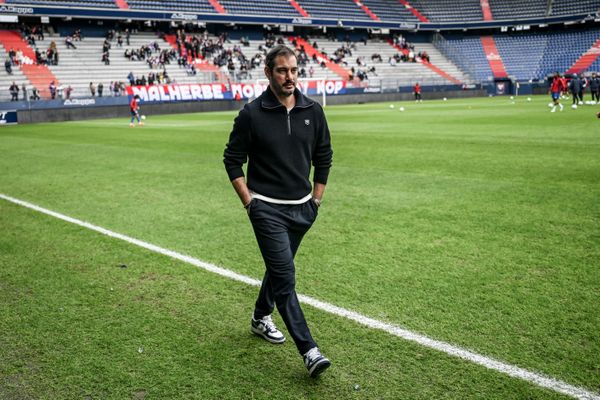 Nicolas Seube au stade Michel-d'Ornano à Caen (Calvados), le 30 novembre 2024.