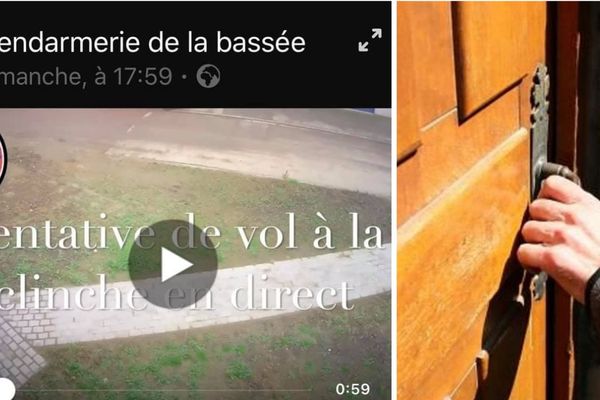 La vidéo de la tentative de braquage a été diffusée dimanche par les militaires.