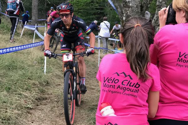 A 41 ans, l'ancien champion olympique a bluffé ses adversaires sur le mont Aigoual - 09/07/2017