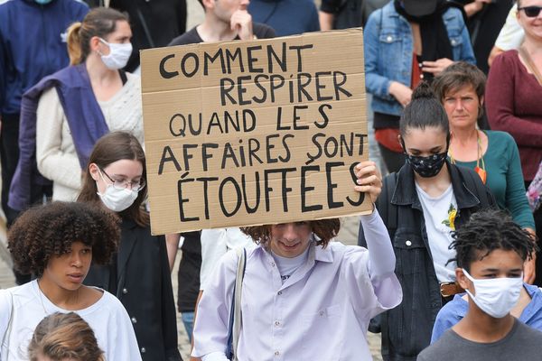 Une manifestation Black Lives Matter a eu lieu le 7 juillet 2020 à Nantes en hommage à George Floyd, Adama Traoré et Aboubacar Fofana.