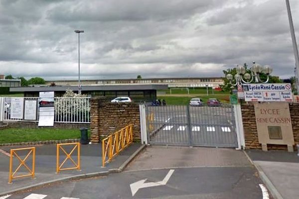 Le lycée René Cassin, à Mâcon, en Saône-et-Loire. 