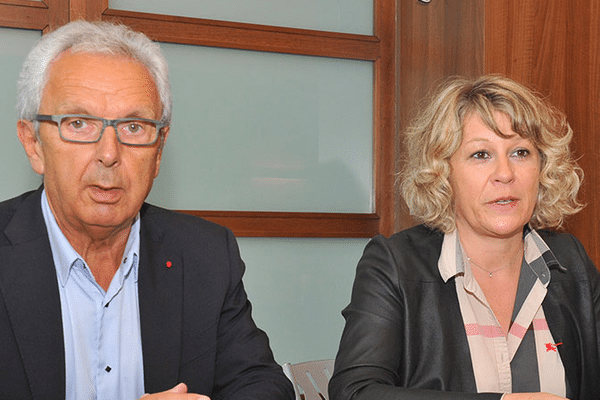 Maryse Carrère et son suppléant Michel Pélieu