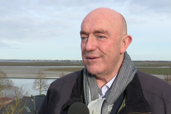 Stéphane Haussoulier, le président du conseil départemental de la Somme, interviewé le 30 décembre 2023 par France 3 Hauts-de-France.