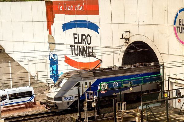 Le tunnel sous la Manche en 2015.