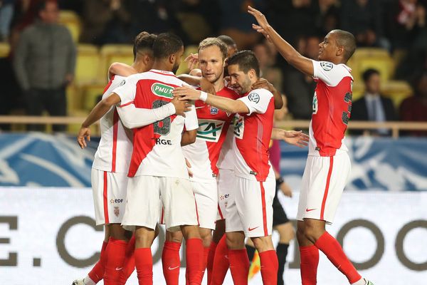 La joie de Monaco ce mardi soir après sa victoire face au LOSC