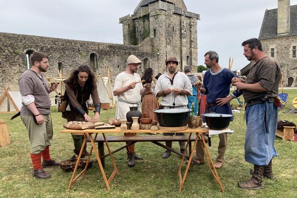 David Gallienne cuisine façon médiévale à Saint-Sauveur-le-Vicomte