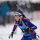 La Française Jeanne Richard a pris la 4e place de la mass start du Grand-Bornand (Haute-Savoie) le 22 décembre 2024.