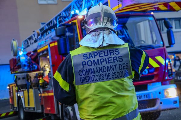 Dix-huit pompiers sont intervenus sur l'accident.